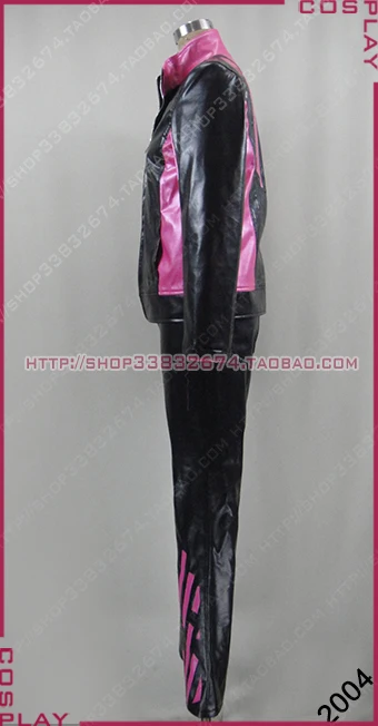 Decade 1 Black Male Leather Set Cosplay Costume 11