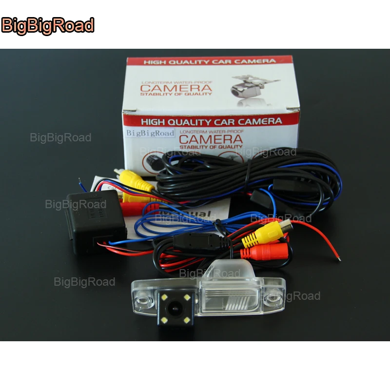 BigBigRoad Car Rear View Reverse Camera With Filter / Power Relay For Hyundai Elantra Terracan Tucson Accent Sonata Kia Sportage