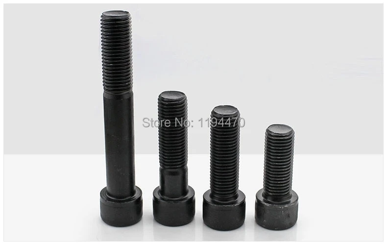 

20pcs/Lot Metric Thread DIN912 M8x18mm M8*18 mm Black Grade 12.9 Alloy Steel Hex Socket Head Cap Screw Bolts