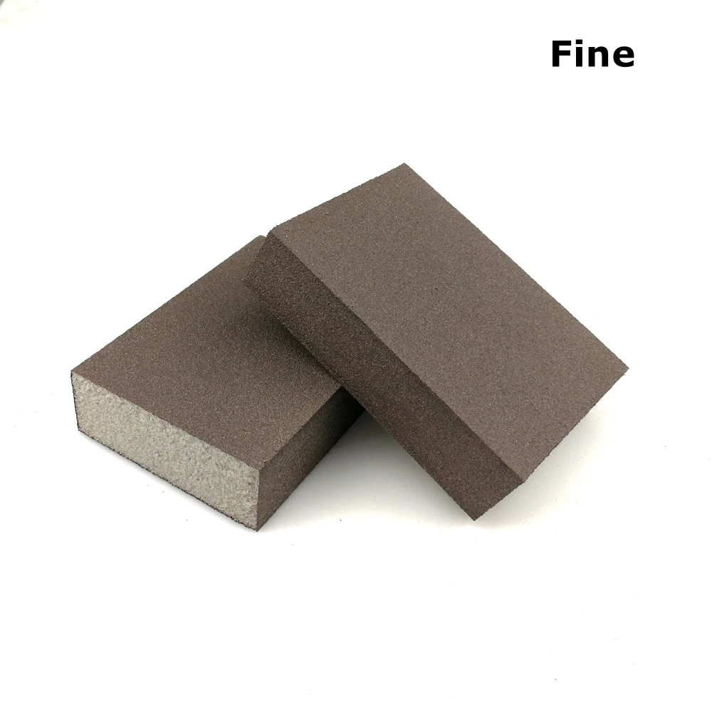 1 piece Sanding Sponge Block Abrasive Pad P60 P80 P120 P180 for Furniture Wall Floor Grinding Kitchen Cleaning Hand Tool