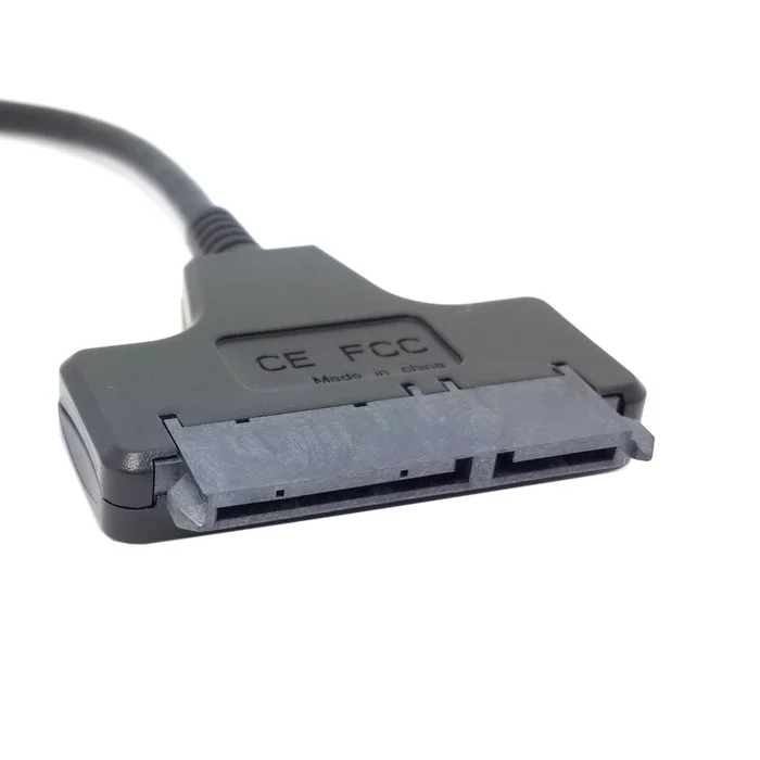 초고속 5Gbps USB 3.0-SATA 어댑터 케이블 10cm 직선 및 90도 왼쪽 각도 2.5'' 하드 디스크 드라이버 SSD 호환