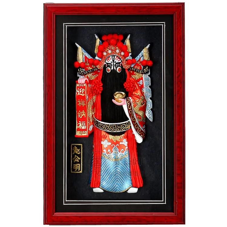 Decoration Arts crafts girl gifts get married Five God Zhao Gongming hotel hotel business gifts decoration wall decoration creat