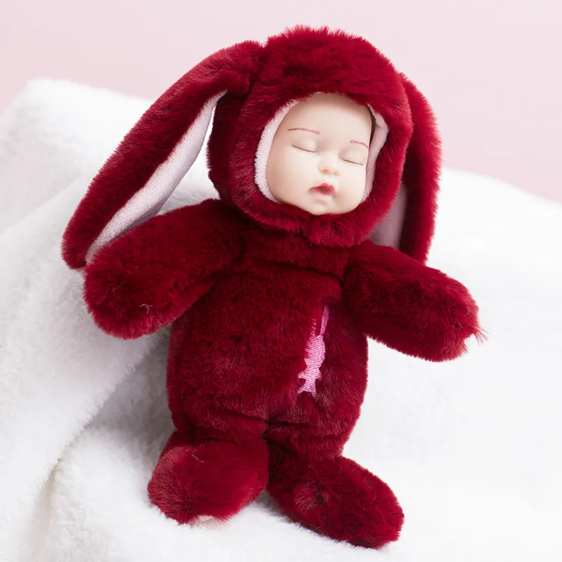 2018 Jewelry Cute Fashion Kids Plush Dolls Keychain Soft Stuffed Toys Keyring Mini Plush Animals Key Chain Baby For Girls Women