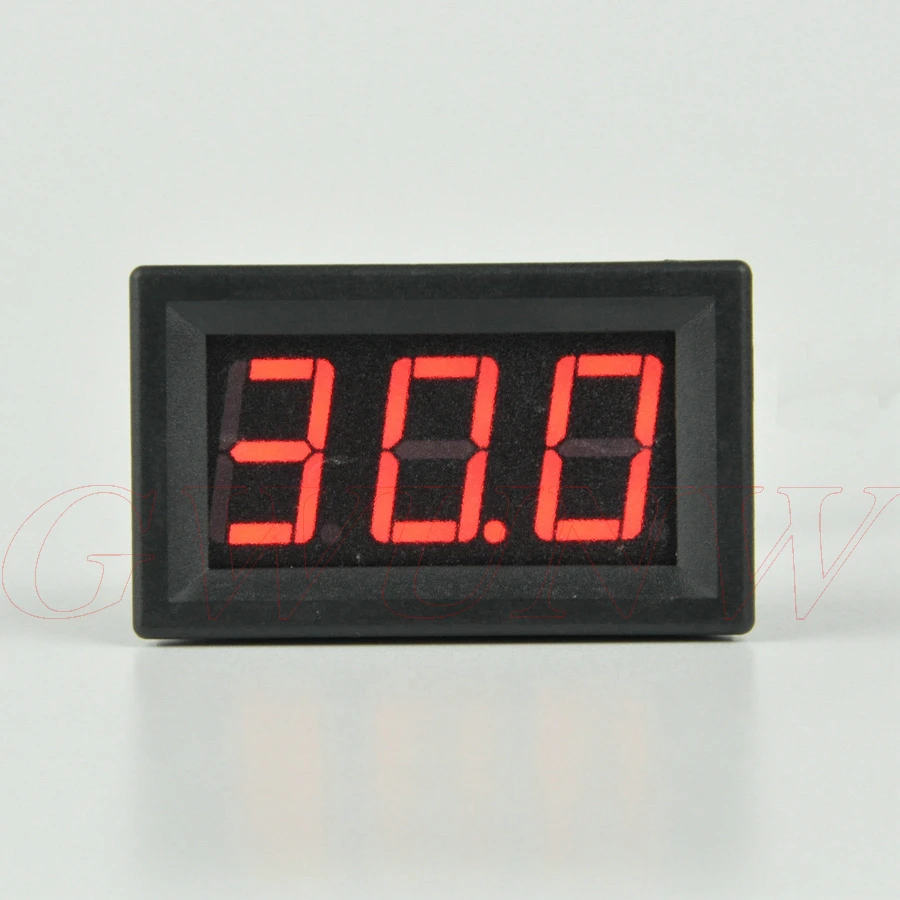 GWUNW BY356V DC1V 10V 30V 50V 100V 150V 200V 500V 3 bit digital voltmeter Panel Meter Voltage Tester Meter