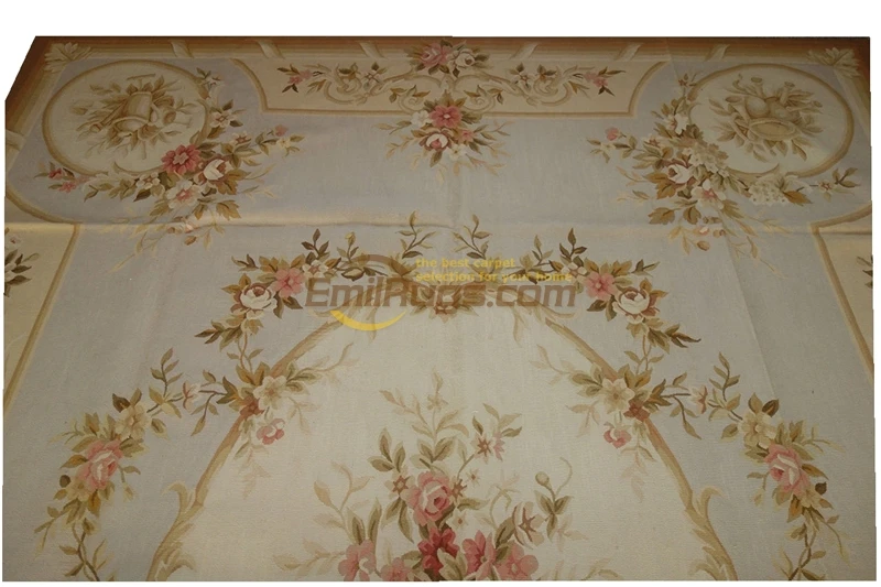 aubusson rugs hand woven wool carpet french  long corridor76cmx122cm (2.5'X 4')  gc8aubXpa6007byg4