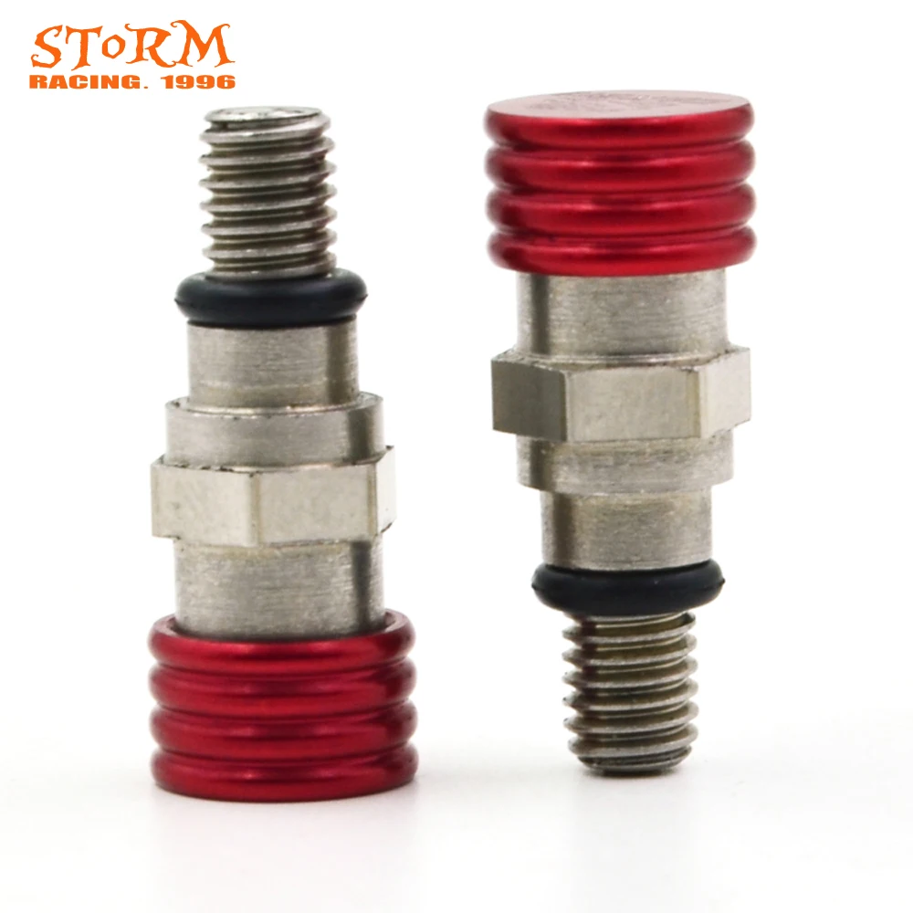 M5*0.8MM Motorcycle Aluminum Fork Bleeder Air Valve Screw For Honda CR250R CRF250R CRF250X CRF250L CRF450R CRF450X XR250R XR400R