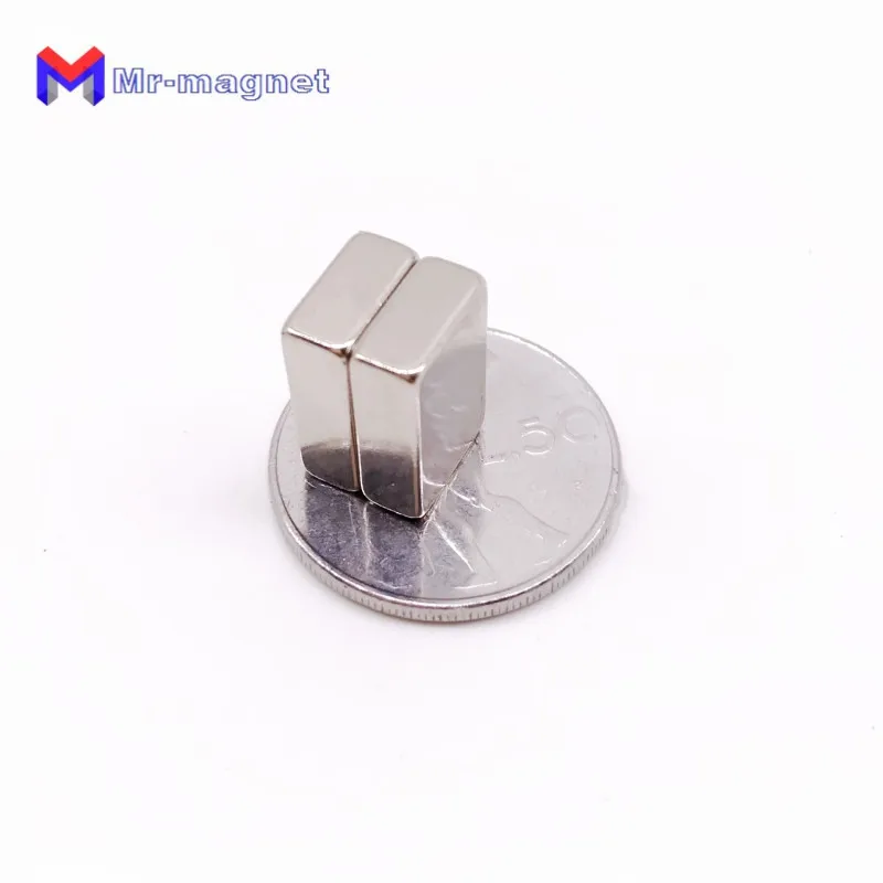 60Pcs 20x15x8mm Super Powerful Small Neodymium Magnet Block Permanent NdFeB Strong Cuboid Magnetic Magnets 20mm x 15mm x 8mm