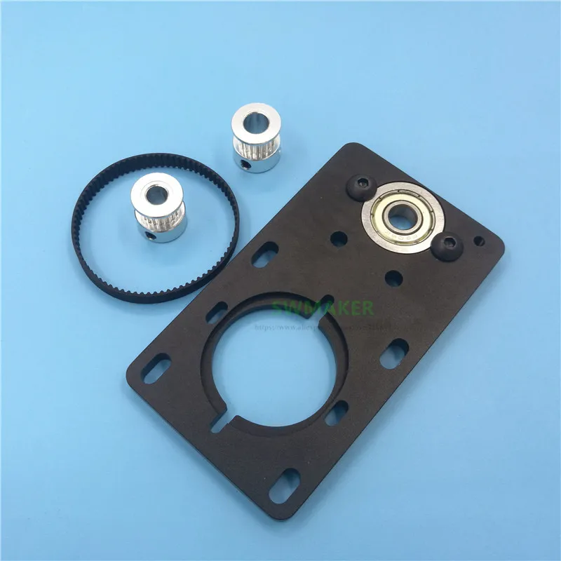 

Shapeoko 2 CNC mill machine part Z Axis Motor Plate Aluminum plate with Flange bearing 608zz for X-Carve Z axis