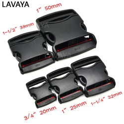 10pcs Heavy Duty Adjustable Quick Side Release Plastic Buckles Detach Buckle Belt Clip Backpack Accessories Black