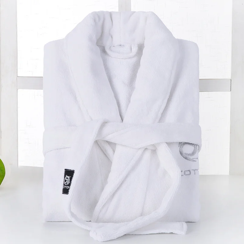 Winter Thick Cotton Bathrobe For Men Women Long Robe Homme Winter Warm Bath Robe Male Nightgown Nighties Casual Home Clothing