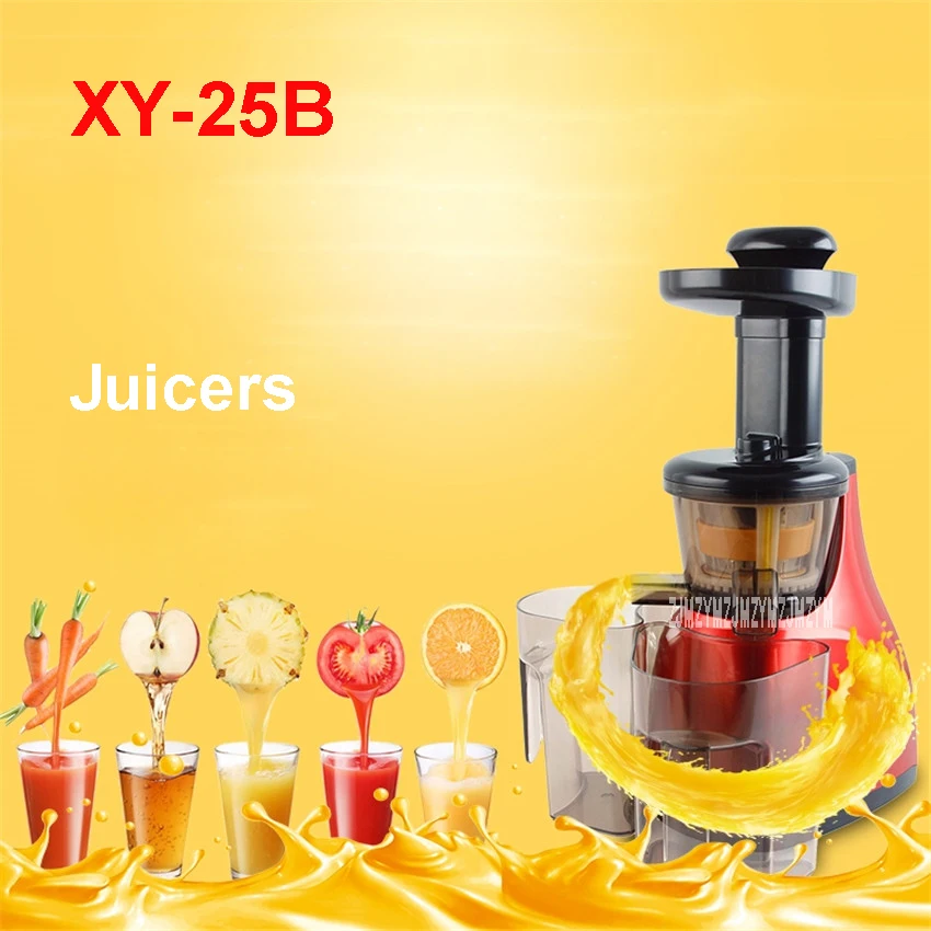 

XY-25B 220V/50 Hz plastic material Juice extractor Soya-bean milk Juicer 65r / min Multifunctional fruit Juicers Household