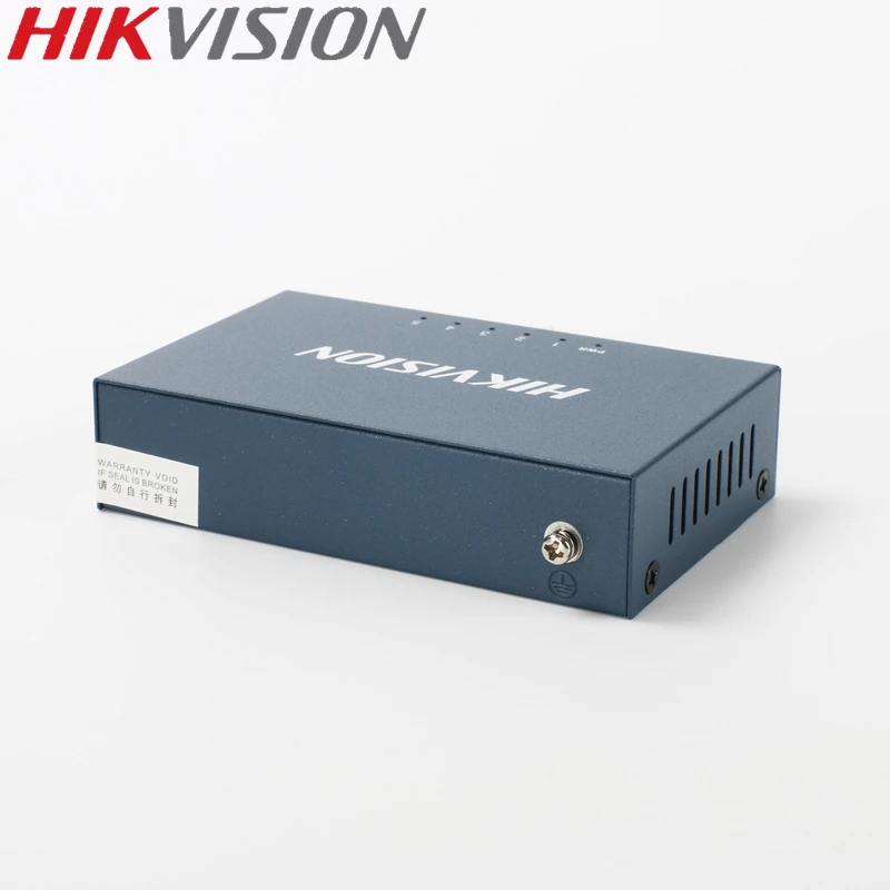 Imagem -02 - Hikvision-switch Poe com Portas de 10 100 Mbps Material de Metal Adaptativo para Canais Nvr e Câmeras ip de Cctv