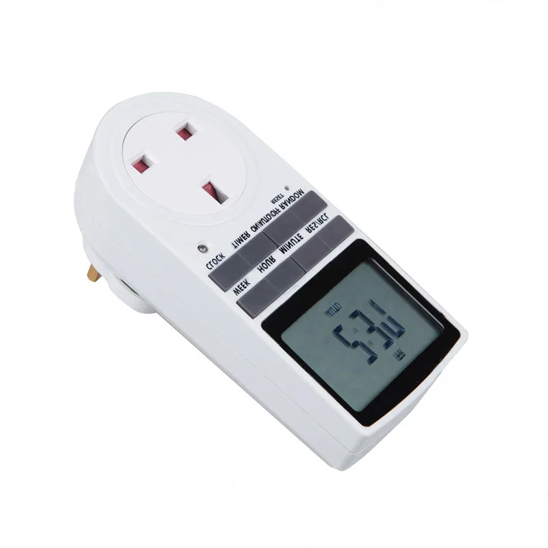 Imagem -04 - Temporizador Digital Eletrônico Tomada de Cozinha Tomada Programável 24 Horas Cíclico ue Reino Unido au Eua fr br Plug 220v 120v