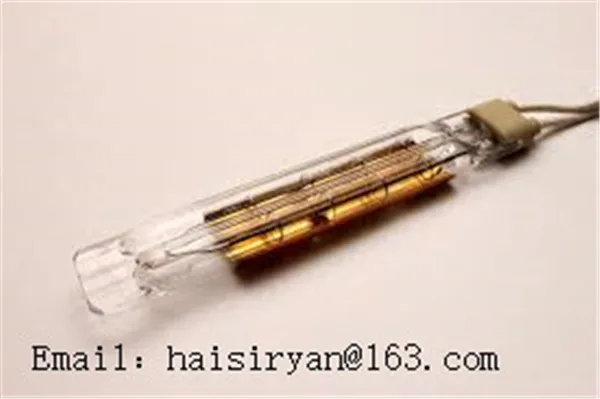 customized 500w 350mm far Single tube Electric halogen IR quartz glass heater lamp