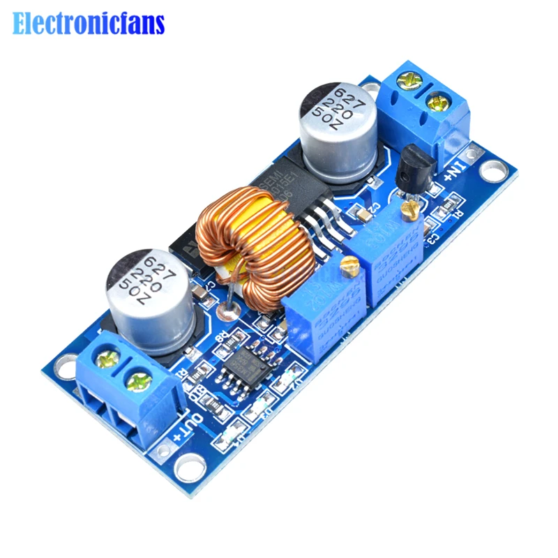 High Efficiency! CC/CV 5A Lithium Charger Board XL4015 Adjustable 6-38V To 1.25-36V DC Step Down Power Supply Buck Module