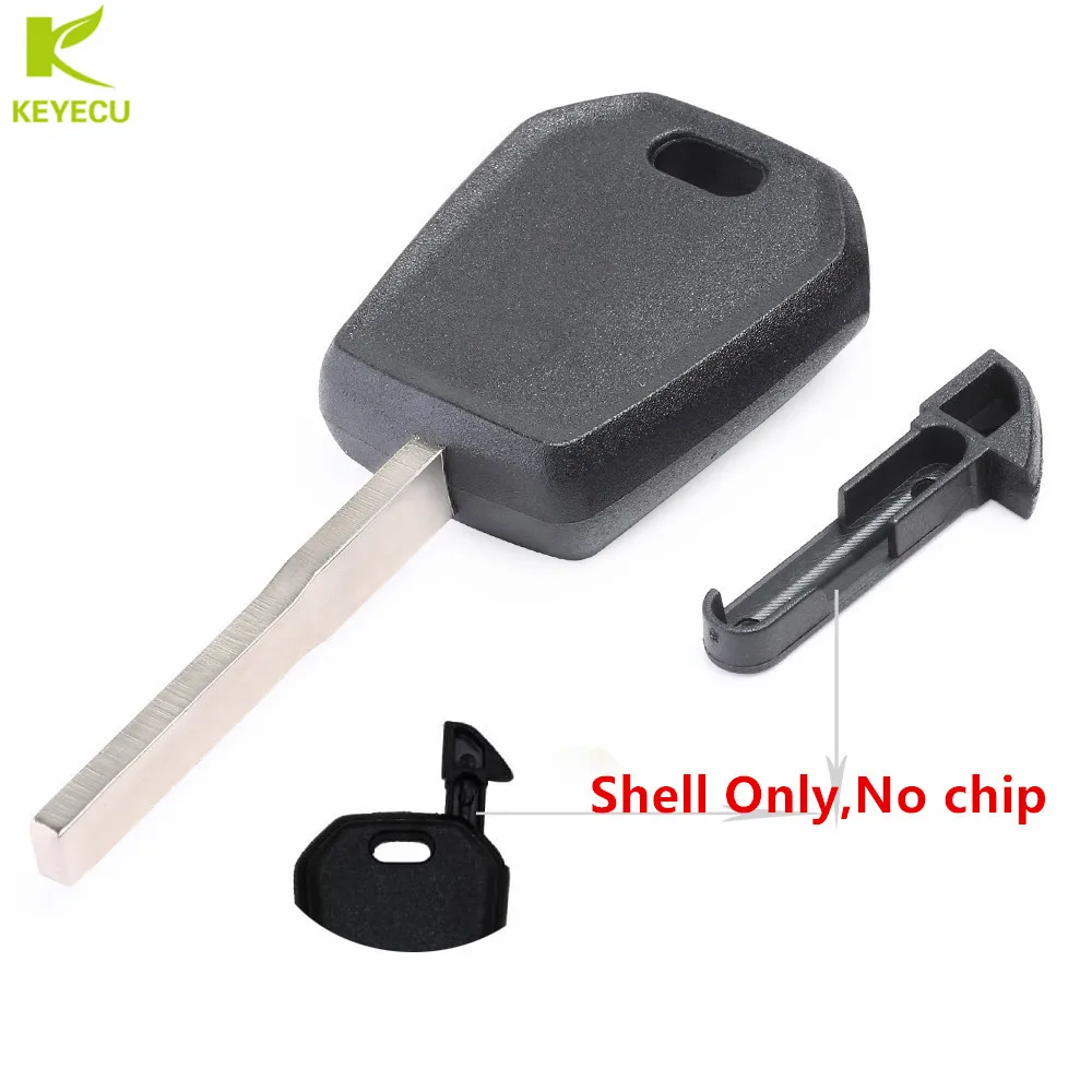 

KEYECU Замена транспондера чехол для ключа 164-R8128 боковая мельница IPATS HU101 для Ford Edge F-Series Fusion Mustang, для Lincoln