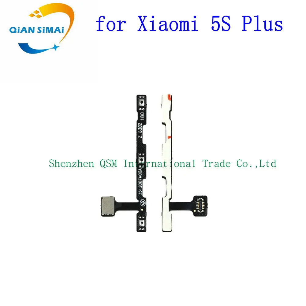 New High Quality Power On/Off + Volume Up/Down button Flex Cable For Xiaomi 5SPlus MI5S Plus Phone