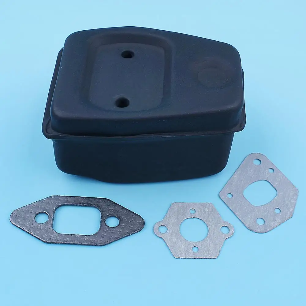 Kit de Juntas de Escape para Troca de Motosserra Silenciador Peças de Reposição para Poulan 2150 2055 2075 260 262 2175 2155 1975 Partner 350 351