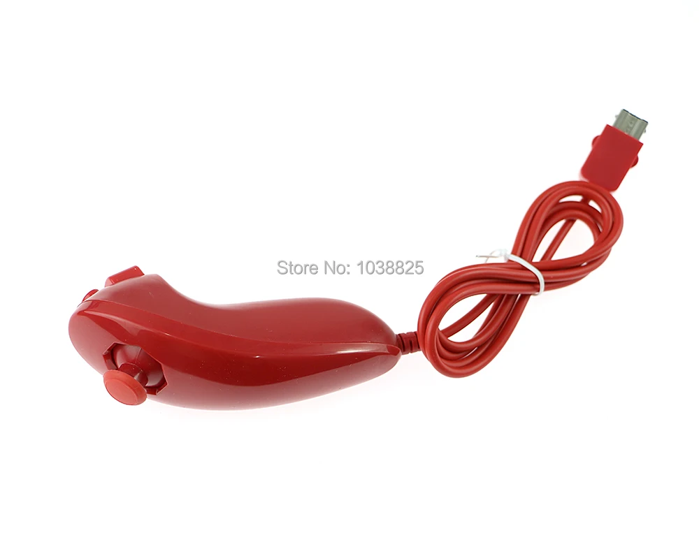 10 قطعة/الوحدة الساخن ل Nintend لوى اليسار عن لعبة فيديو مقبض و Nunchuck تحكم غمبد