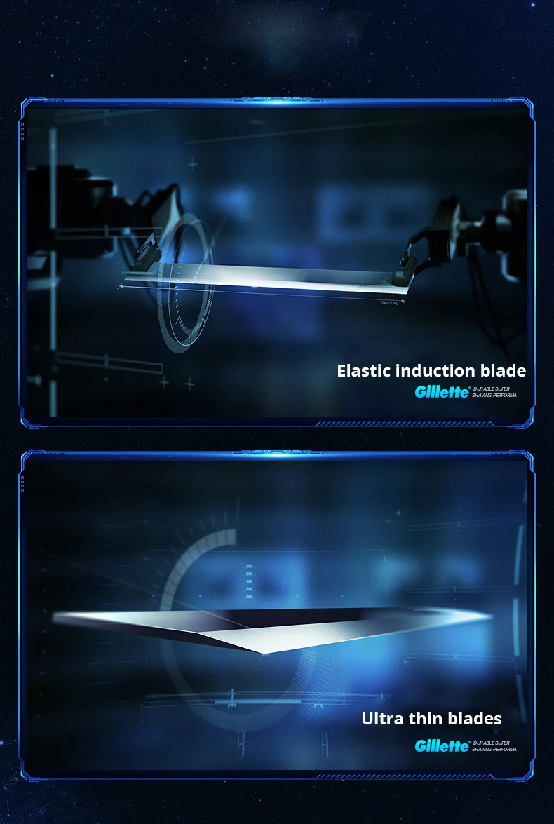 Männer Gillette Razor Vector 3 Series,Mann Manueller Bartentferner,Nano 3-Schicht Stahlklingen, Schneller Ersatz Rasierkopf,Männer Rasiermesser – Detail 11