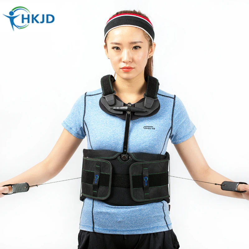 Adjustable thorax lumbar sacrum orthosis Spinal Support for humpback vertebral fracture back brace fixation of surgery