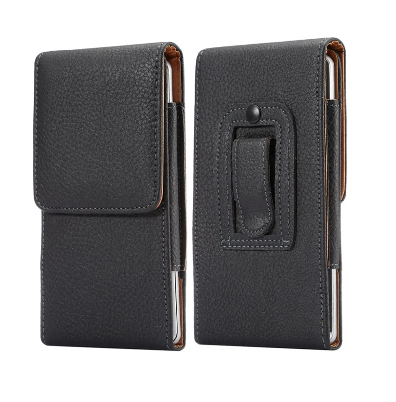 Phone Pouch Waist Case For Xiaomi 14 13 13Pro 12 12C 12Lite For Redmi Note 14 14Pro 13 12 Leather Cover Holster Belt Bag