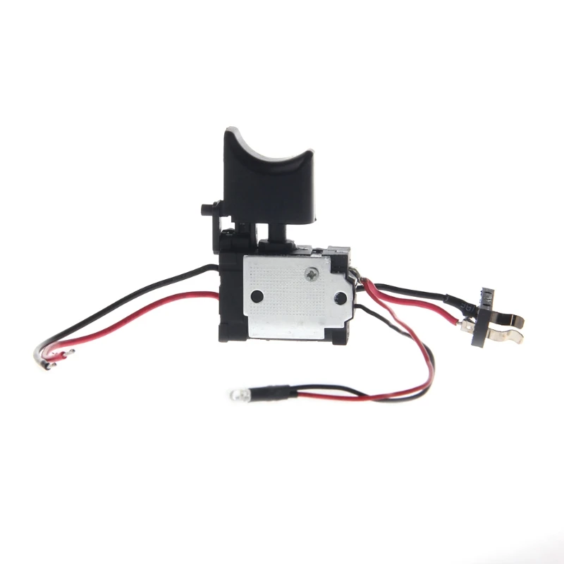 Electric Drill Dustproof Speed Control Push Button Trigger Switch DC 7.2-24V Cordless Drill Switch