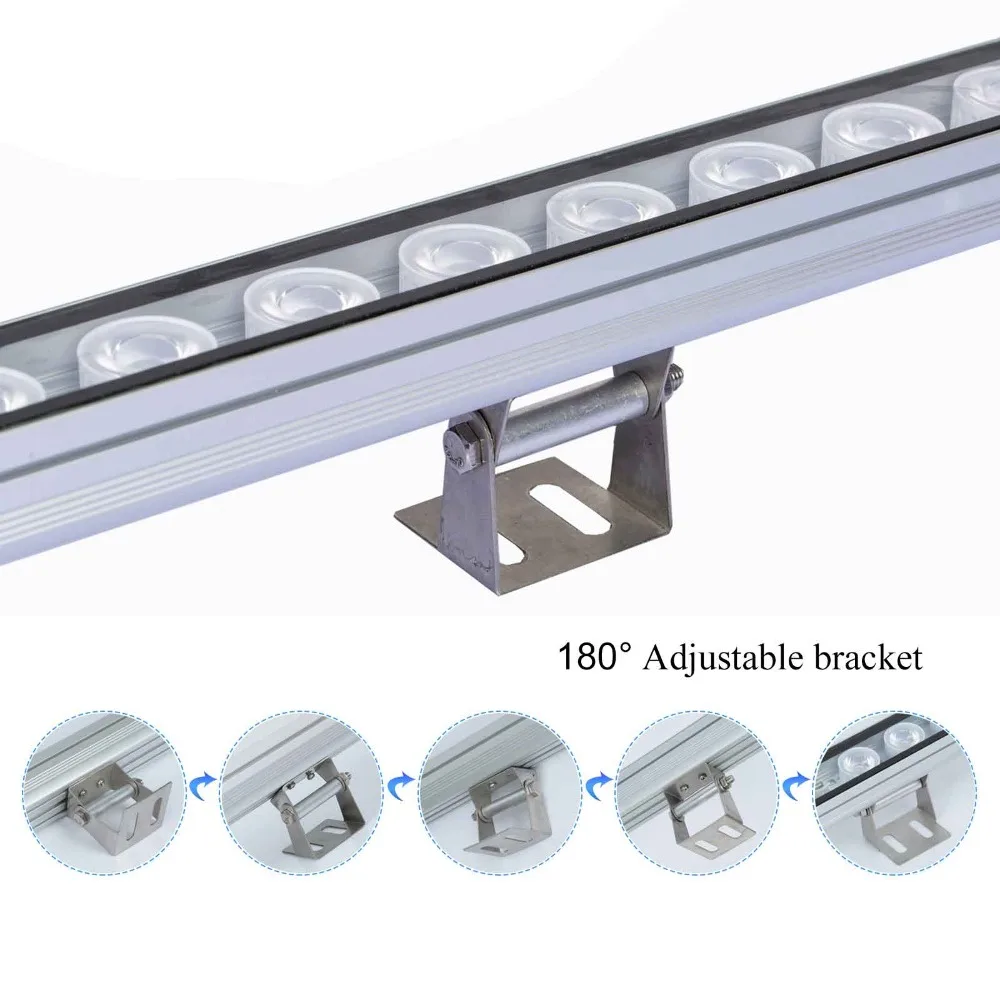 54 واط 81 واط 108 واط LED مصباح بار IP65 إضاءة مقاومة للماء حوض السمك شرائط مصباح الشعاب المرجانية النبات خزان الأسماك مصباح النمو الدفيئة الإضاءة