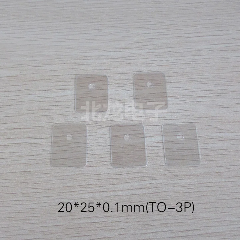 

Power Amplifier Mica Sheet TO-3P/TO-247 20*25*0.1mm Hole/no Hole Mica Sheet Transparent High Temperature