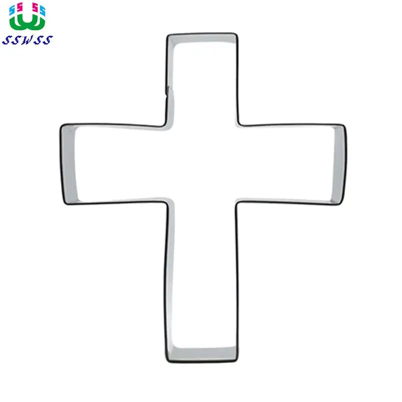 Clergyman's Blessing Cross Cookie Cutters Baking Molds,Religious Activities Props,Fruits Cake Decorating Fondant Cutters Tools