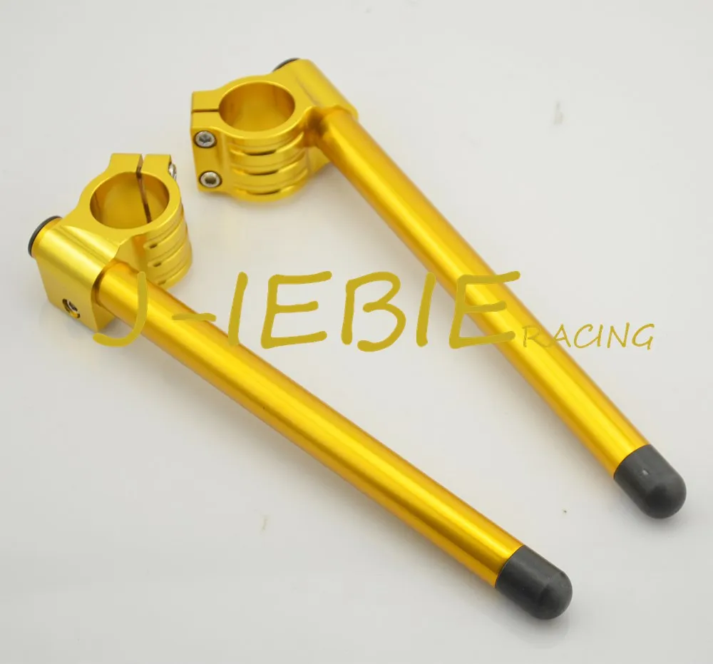 

CNC 46mm Riser Universal Version Clip Ons Handlebar handle bar Fork Tube For HONDA KAWASAKI SUZUKI YAMAHA