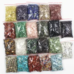 Decorative Gravel Mineral Crystal Chips, Aquarium Stones, Healing Reiki, Tumbled Stone, 100g