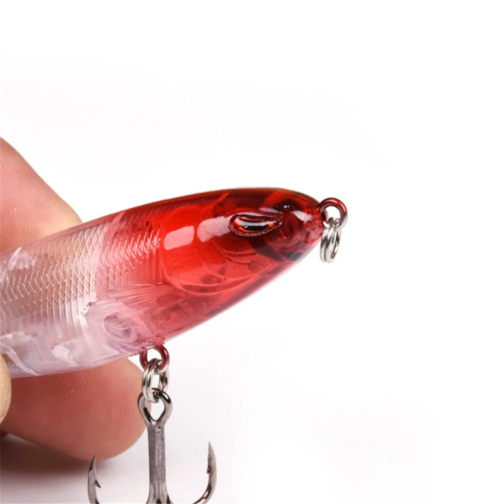 1pcs Quality Whopper Plopper 100mm/13.2g Top Water Popper Fishing Lure Hard Bait Wobblers Rotating Soft Tail Fishing Tackle