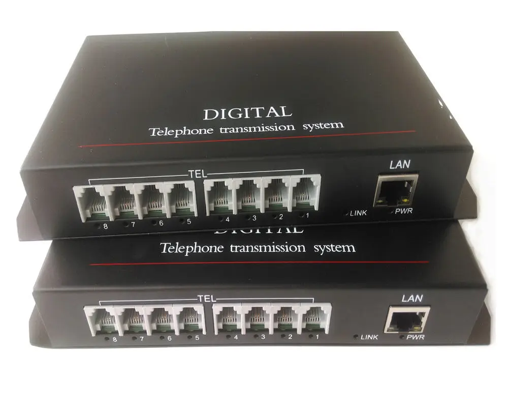 

8CH PCM Voice Telephone Fiber Optical Media Converter with Etherther 20Km