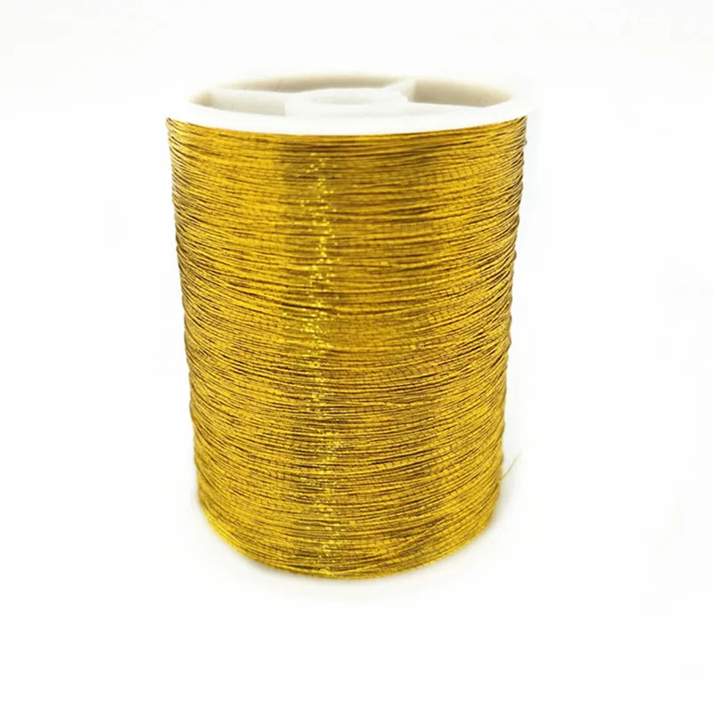 Hot sell Gold/Silver109Yards Durable Overlocking Sewing Threads Polyester Cross Stitch Strong Threads for Sewing Supplies5BB5588