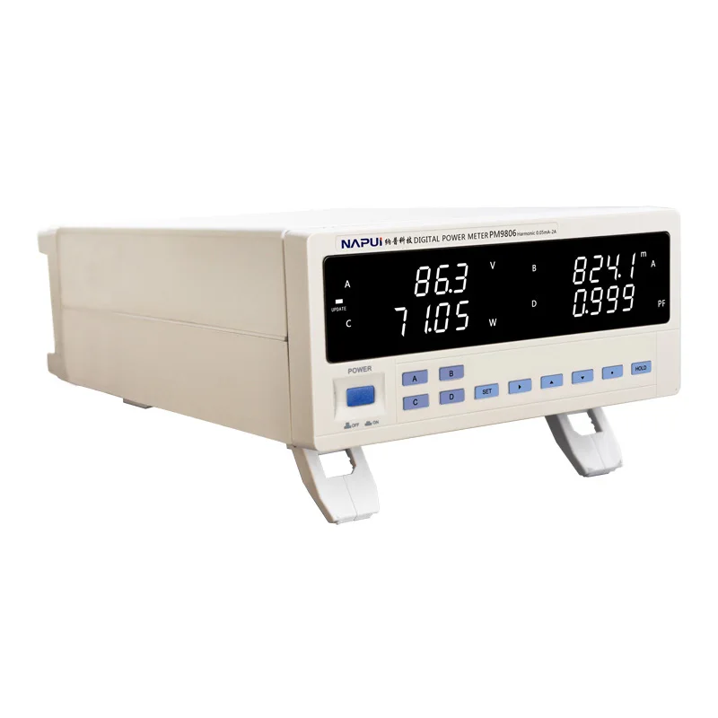 Fast arrival PM9806 NEW BRAND  AC Voltage Current Power Factor & Power Meter  harmonic type  300V.2A