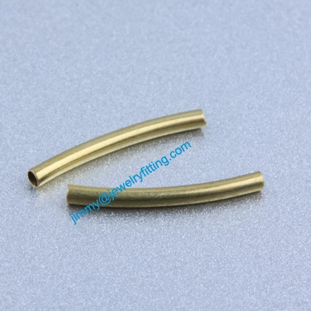 

Jewelry findings Raw Brass matel spacer tube beads Pave tube beads tube Bar 1.5*15*0.12mm