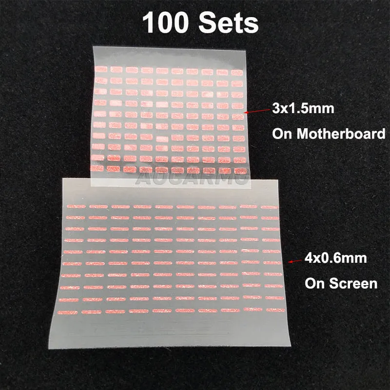 Aocarmo 100pcs/lot Water Damage Seal Label Warranty Indicator Sensors Repair Waterproof Sticker For iPhone 8 8P Plus
