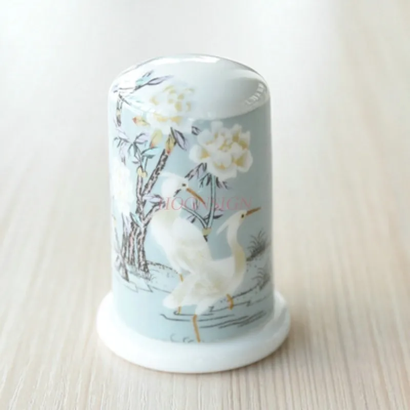 High-grade Porcelain Ceramic Fashion Classic Cans Storage Box Household Toothpicks Sale