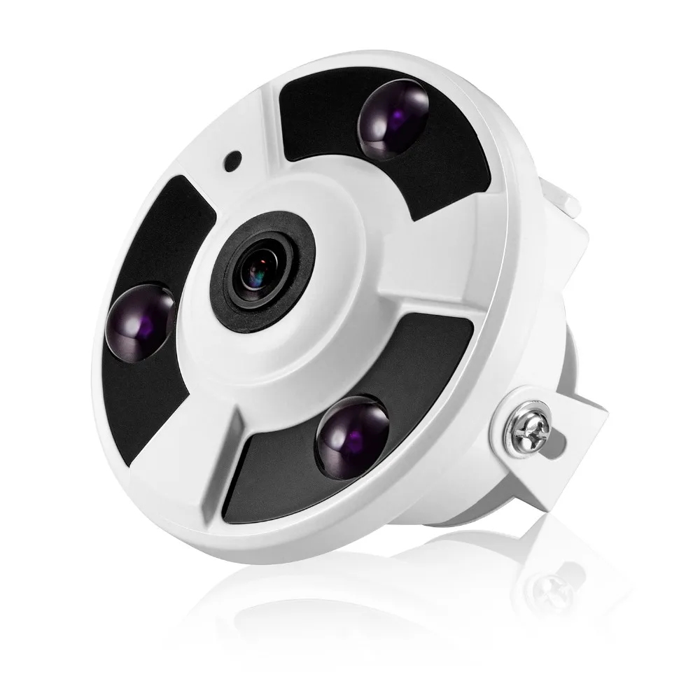 5MP Fisheye AHD Surveillance CCTV Camera 1.7mm Fish Eye Lens 4 IN 1AHD/TVI/CVI/CVBS Analog Video Camera with OSD Cable