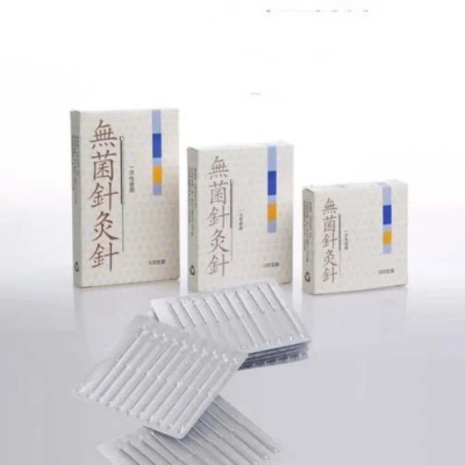 

Free shipping 10boxes of 100pcs Cloud Dragon Acupuncture Needles Non-Needle-Tubing sterilization Package Version