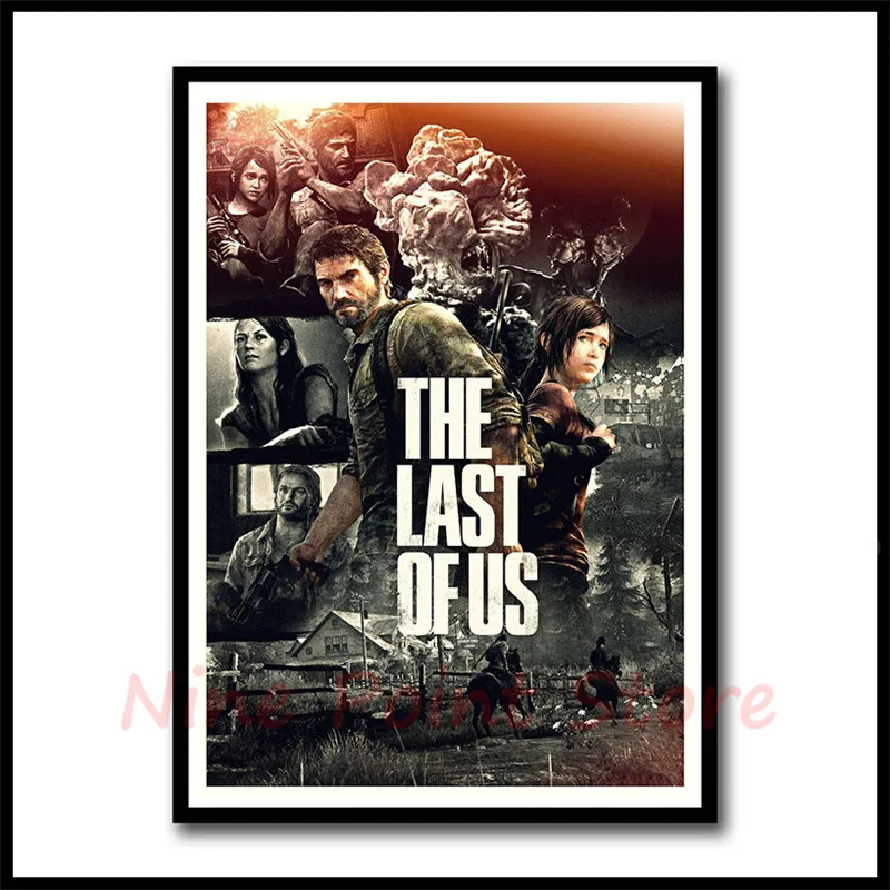 The Last Of Us Art Coated Paper posters Print Zombie Survival Horror Action TV Game Pitcures Frameless