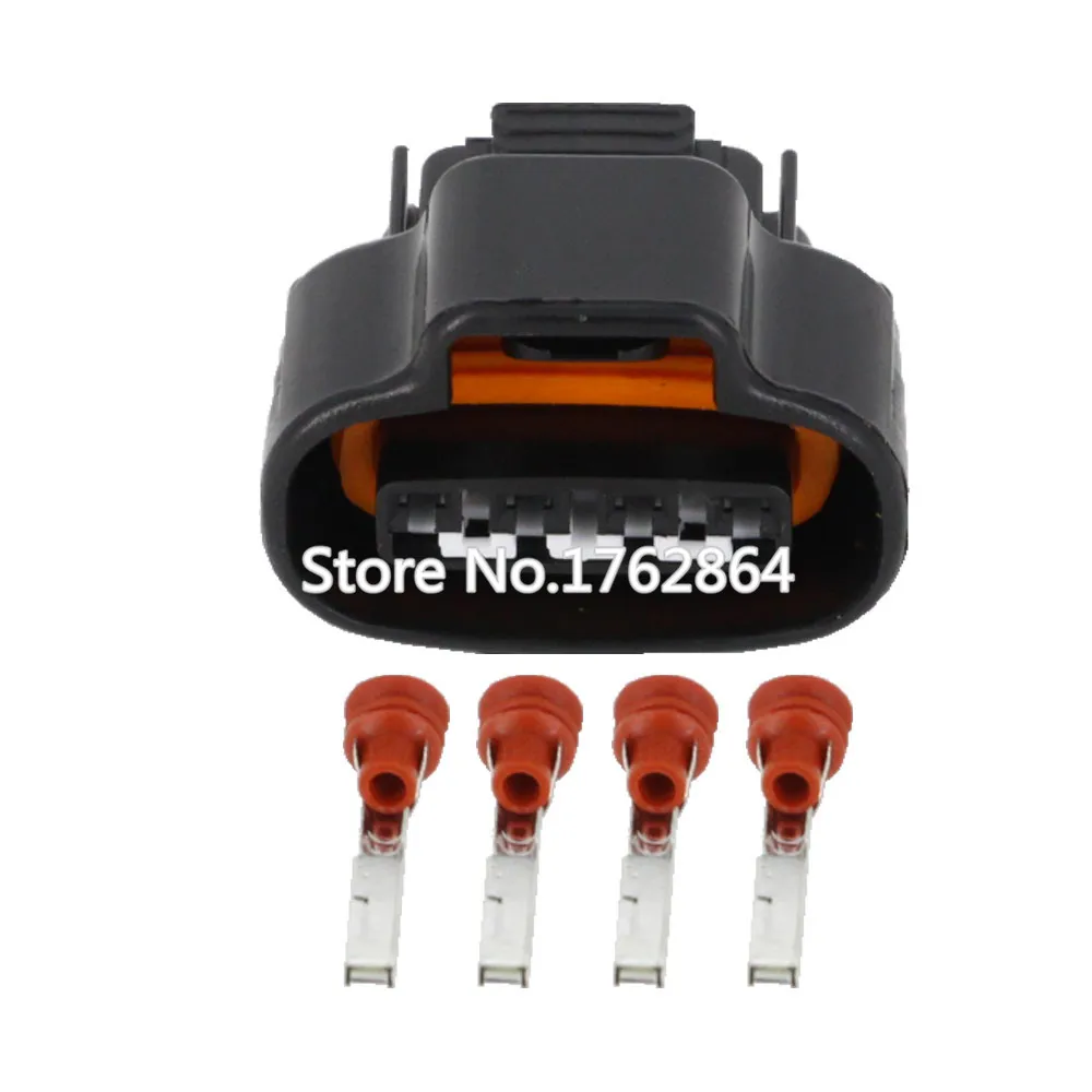 DJ7041A-2.2-21 Distributor Crank 4 Pin Female Wire Connector  Boost Sensor Oval Ignition Coil Connector