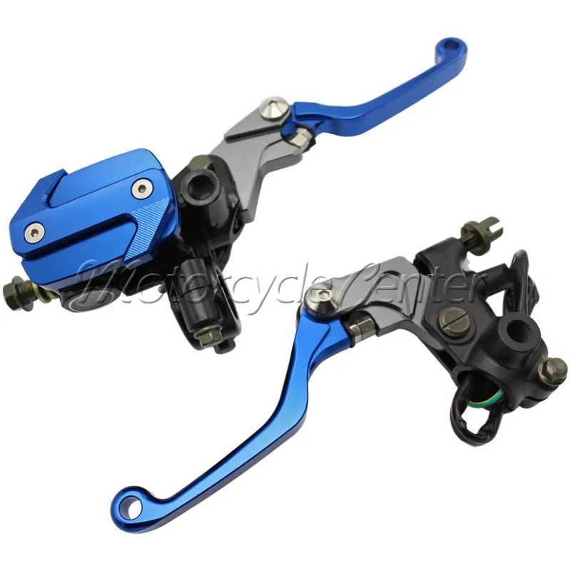 2 pcs 22mm Universal Motorcycle Brake Master Cylinder Reservoir Levers For Yamaha YZ250F WR250 R/X TTR600 SEROW 225 250 TRICKER