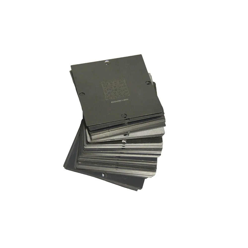Plantillas BGA Reballing, 90x90, 80x80mm, 230 unidades, envío de fábrica completo