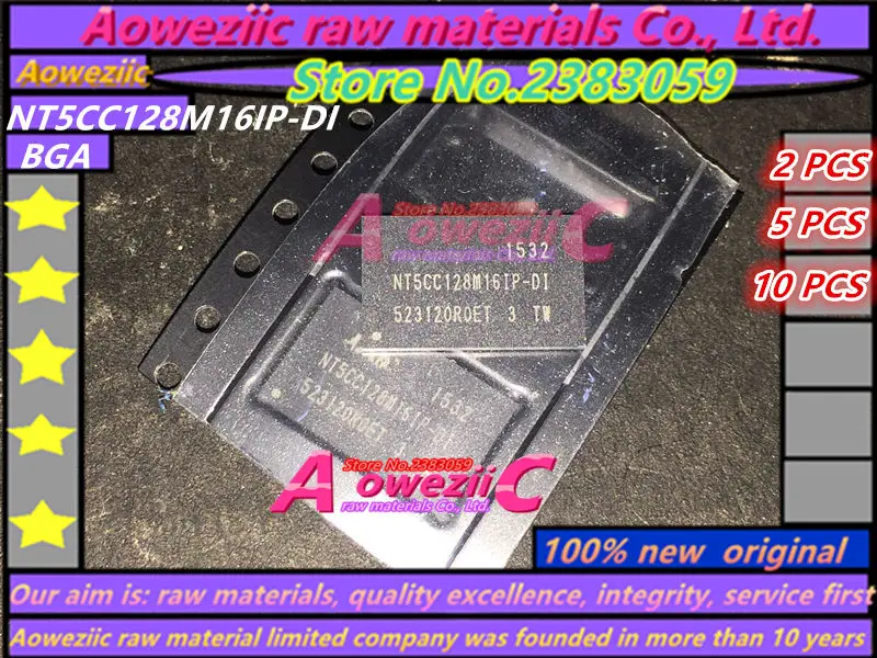 Aoweziic    100%  new original  NT5CC128M16IP-DI  BGA  4G Memory chip  NT5CC128M16IP DI