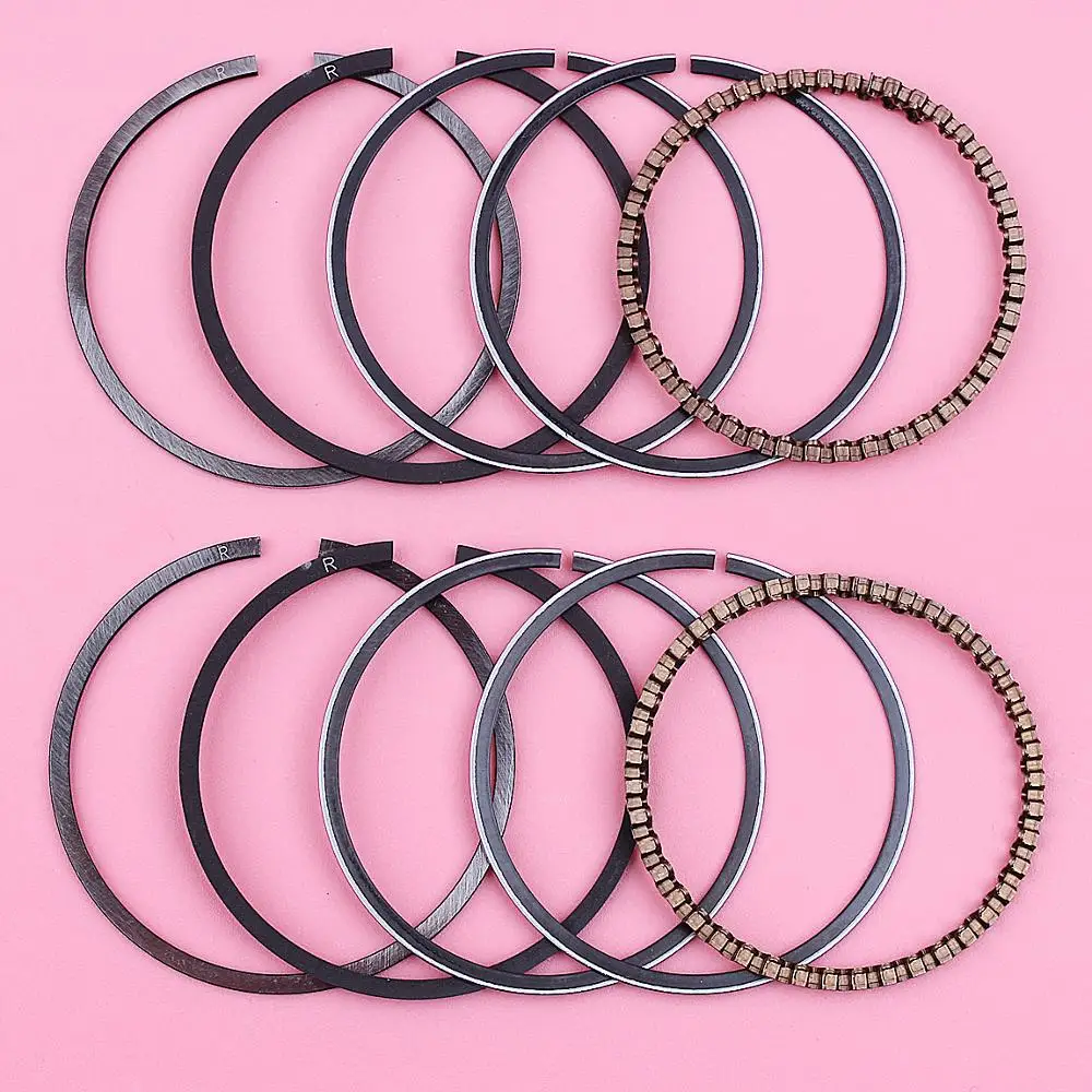 2pcs/lot 39mm Piston Rings For Honda GX31 GX35 GX35NT HHT31S HHT35S Trimmer Lawn Mower Engine Replace Spare Part