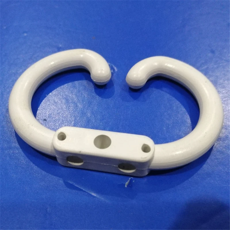 cable manager ring Elliptic ABS plastic for distribution box Heart shape cable management for network cabinet 67*45*10mm 50PCS