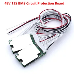 1PCS 48V 13S 20A 70A Li-ion 18650 Battery Pack BMS PCB board PCM w/ Balance Integrated Circuits Board for e-bike ebicycle