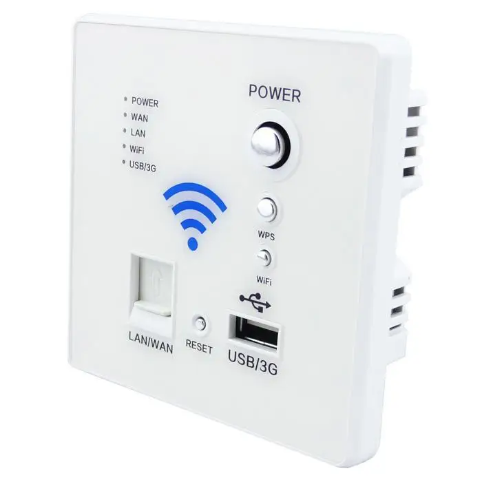 

free shipping best price White color wifi Socket Wall Outlet Power Outlet internet socket